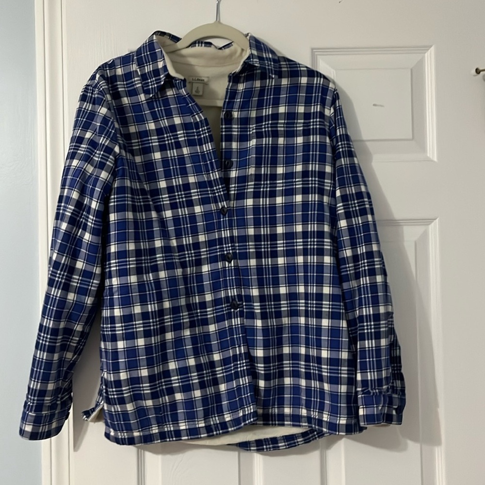 L.L. Bean fleece flannel